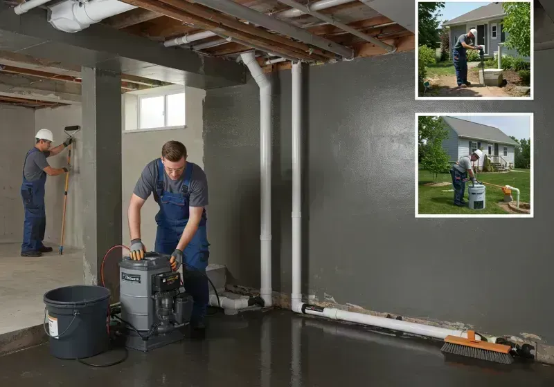 Basement Waterproofing and Flood Prevention process in East Patchogue, NY